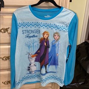Woman’s Frozen PJ Top